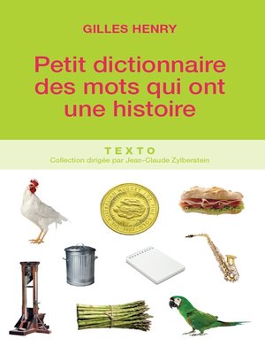 cover image of Petit dictionnaire des mots qui ont une histoire